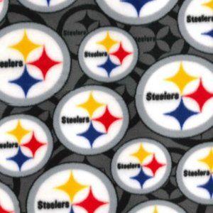 Fleece Pittsburgh Steelers Logo Versatile Hood NWT